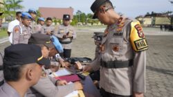 Polda Papua Barat Gelar Pemeriksaan Senjata Api Dinas Kepada Personil