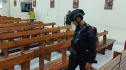 Kapolresta Tangerang Pastikan Keamanan Ibadah Malam Natal dengan Sterilisasi oleh Tim Gegana Sat Brimob Polda Banten