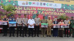 Kapolda Banten Tinjau Pos Pengamanan Polresta Tangerang