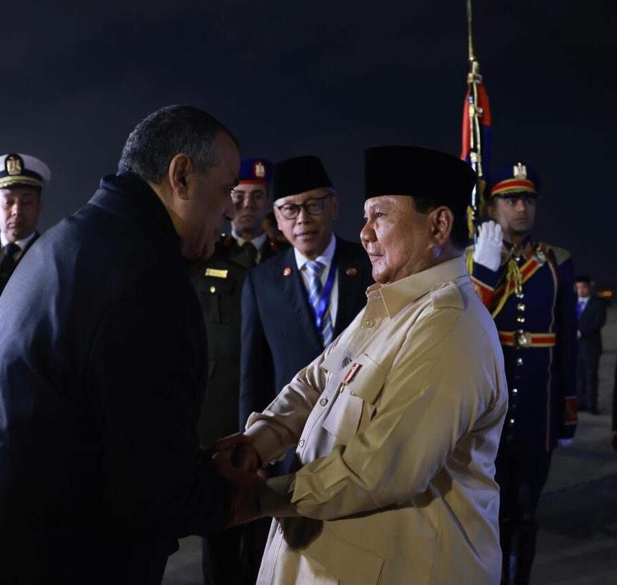 Presiden Prabowo Subianto Disambut Hangat di Kairo, Fokus Pertemuan Bilateral dan KTT D-8