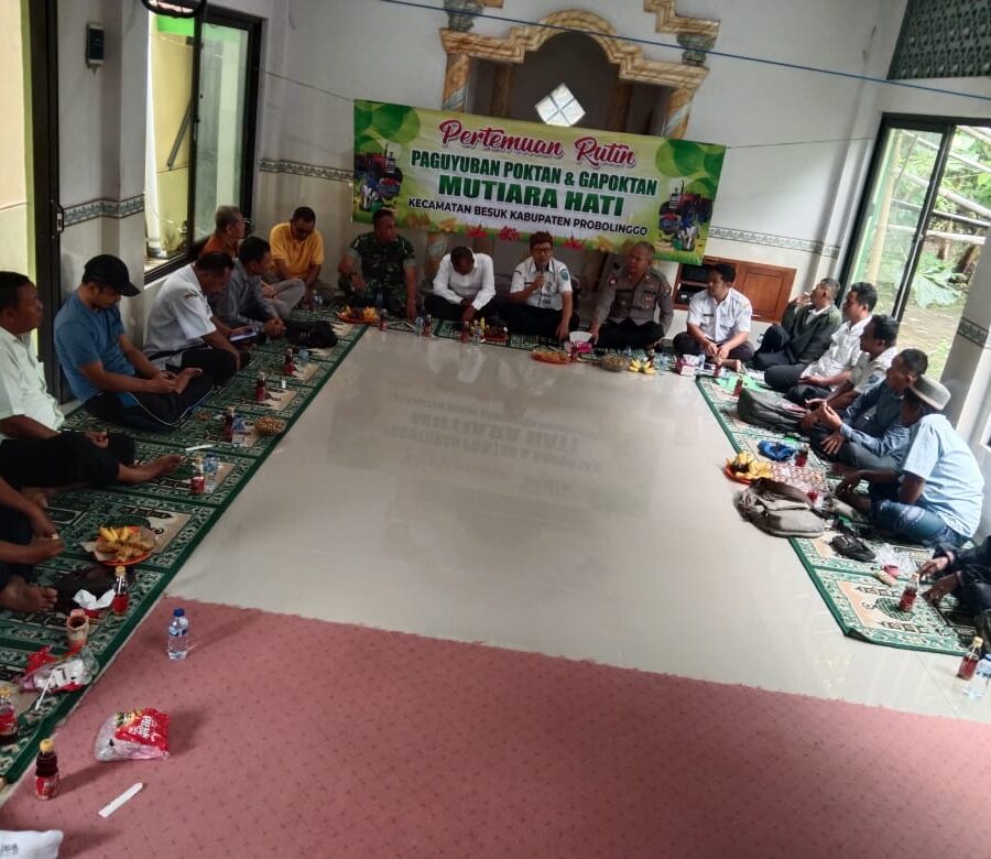 Koramil Besuk Gelar Musyawarah Atasi Kelangkaan Pupuk Bersubsidi Petani