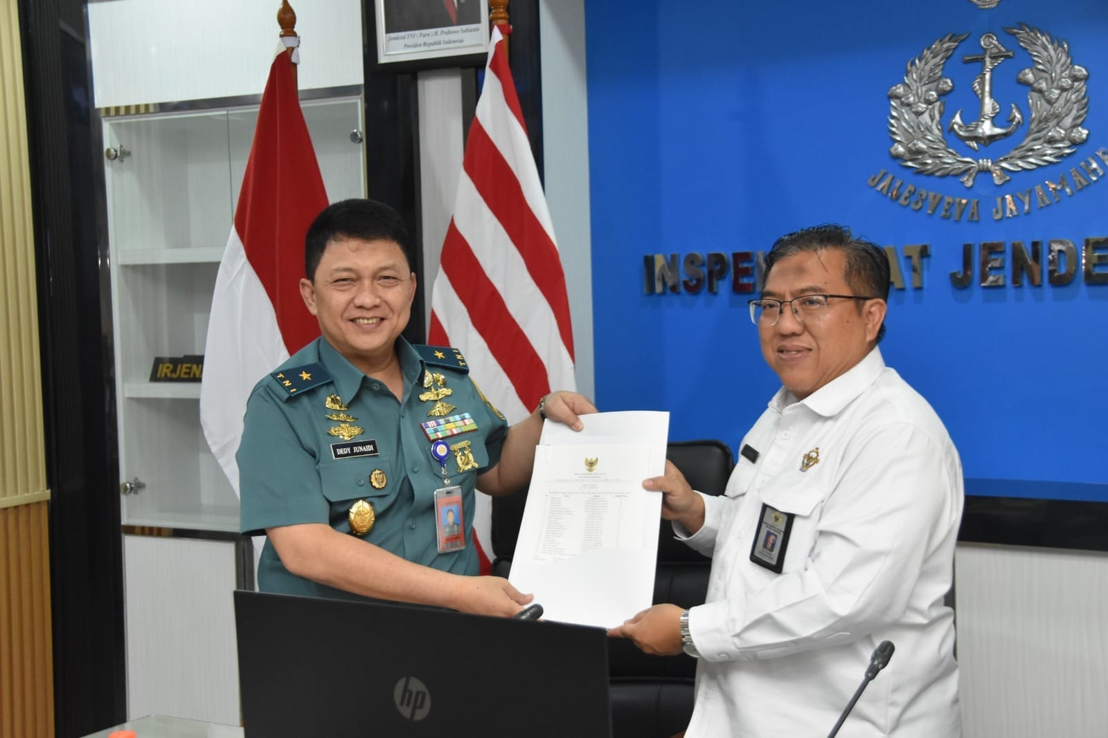 Komandan Pasmar 3, Ikuti Taklimat Awal Pemeriksaan, LK Kemhan TNI 2024 di Mabesal