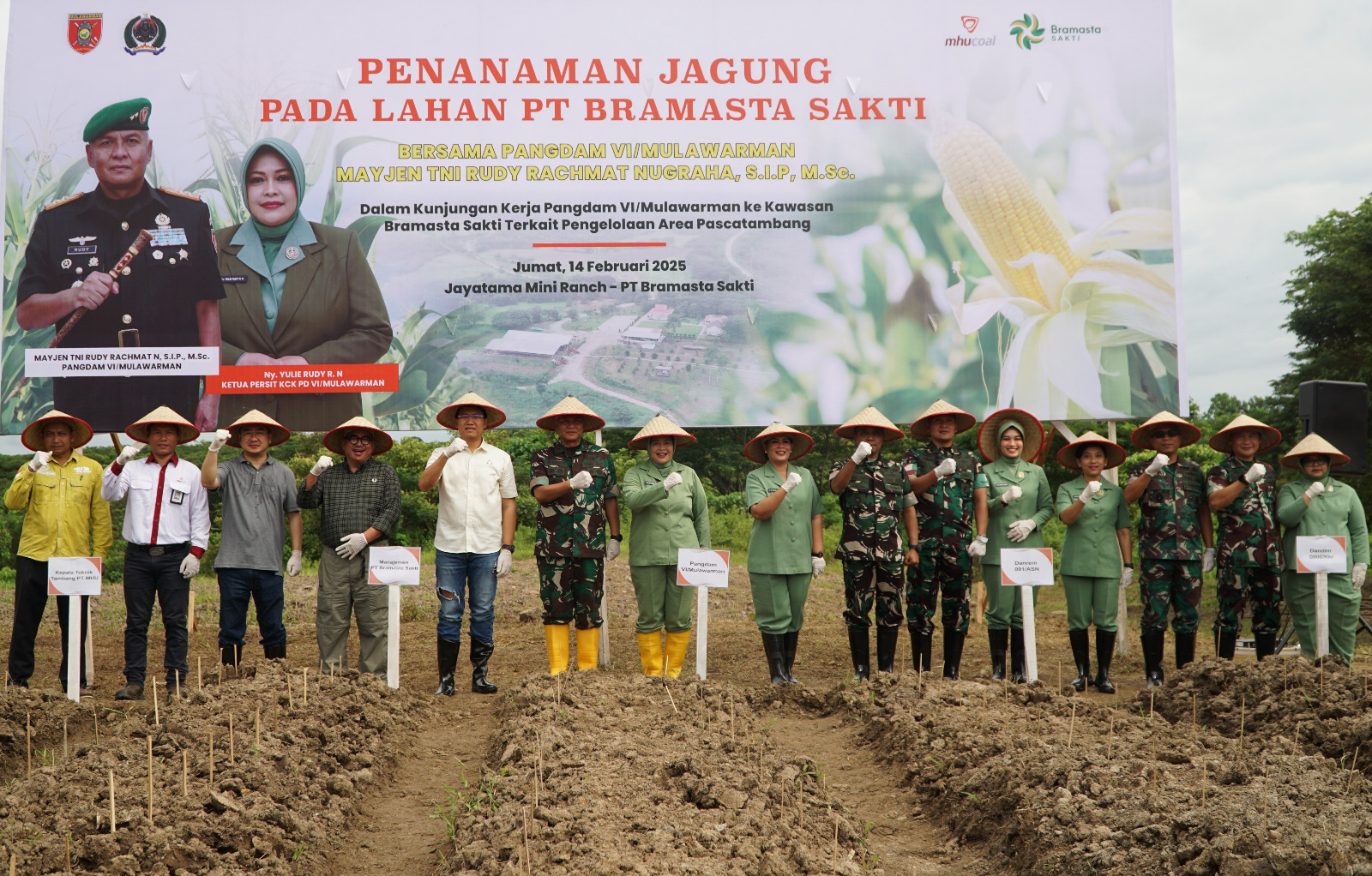 Sinergi TNI Dalam Mendukung Pemulihan Lingkungan dan Ketahanan Pangan di Wilayah Kukar