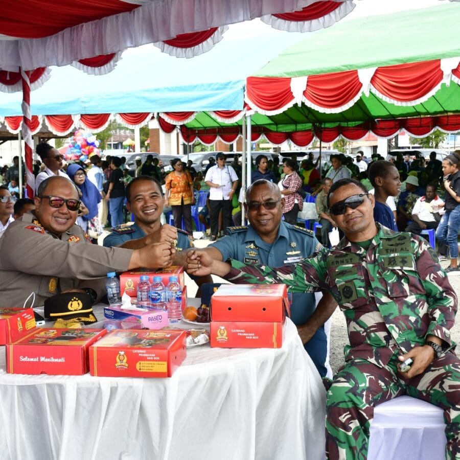 Asintel Danpasmar 3, Hadiri Syukuran Pelantikan Gubernur Dan Wakil Gubernur Papua Barat Daya Periode 2025-2030