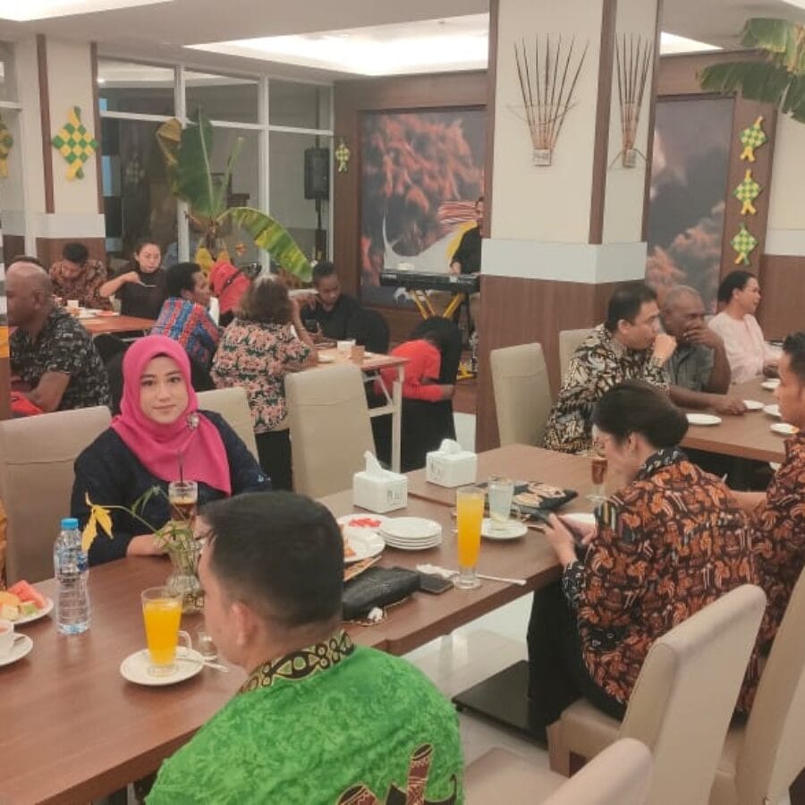 Dandenma Pasmar 3, Hadiri Ramah Tamah Bupati Dan Wakil Bupati Kabupaten Sorong