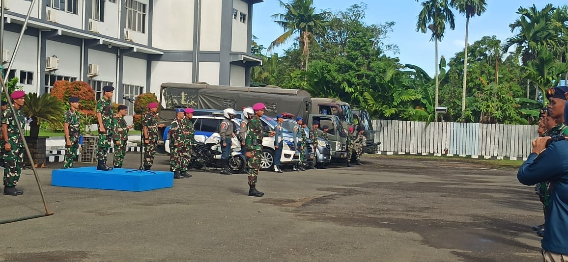 Lantamal XIV Sorong, Gelar Apel Siap Siaga Bencana 2025 untuk Tingkatkan Respons Cepat