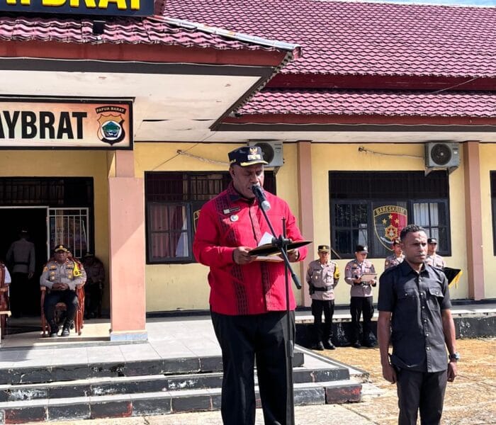 Polres Maybrat, Gelar Apel Pasukan Operasi Ketupat Dofior 2025