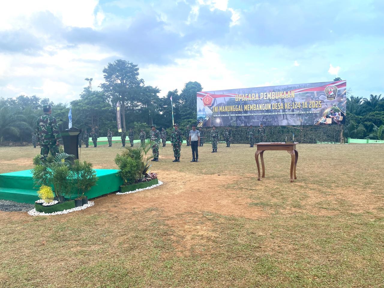 Gladi Upacara TMMD Ke-124 di Tanah Laut Siapkan Pembukaan Resmi