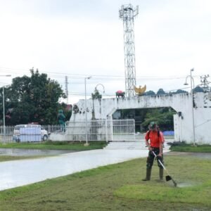 HUT ke-7 Pasmar 3, Yonmarhanlan XIV Prajurit Petarung Marinir Gelar Karya Bakti di TMP Trijaya Sakti Sorong