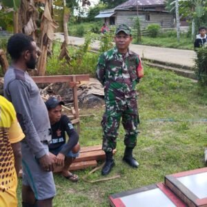 Satgas TMMD Ke-124 Kodim 1802/Sorong, Gugah Warga Jaga Kebersihan Guna Memaksimalkan Potensi Wisata Kampung