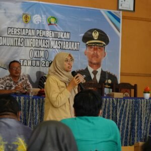 Sosialisasi KIM di Haruyan Bangun Masyarakat Melek Informasi Digital