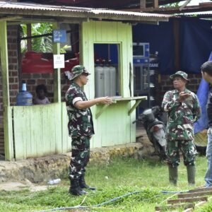 Dandim 1802/Sorong Tinjau Progres Program TMMD Ke-124