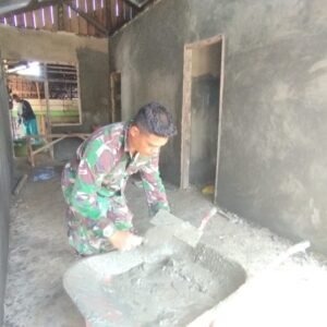 Pemilik Rumah Bersyukur Atas Program TMMD Ke-124 Kodim 1802/Sorong