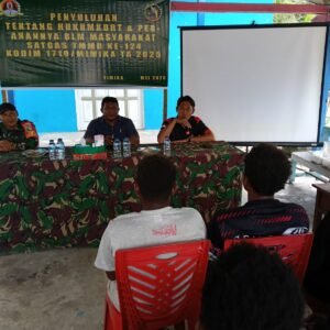 Satgas TMMD Gelar Penyuluhan Hukum: Bahas KDRT dan Peranan Hukum di Masyarakat Satgas TMMD Gelar Penyuluhan Hukum: Bahas KDRT dan Peranan Hukum di Masyarakat
