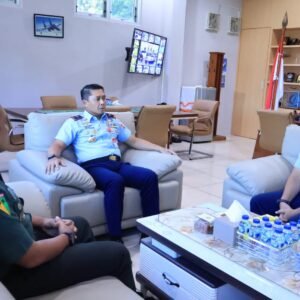 Danlanud Sultan Hasanuddin Terima Kunjungan Kaotmilti IV Makassar Danlanud Sultan Hasanuddin Terima Kunjungan Kaotmilti IV Makassar