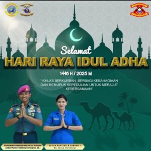 Danyonmarhanlan XIV Beserta Perwira dan Prajurit mengucapkan selamat idul adha 10 Dzulhijjah 1446 H