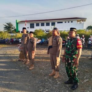 Sinergitas Kodim, Polres, dan Pihak Terkait Amankan Sholat Idul Adha