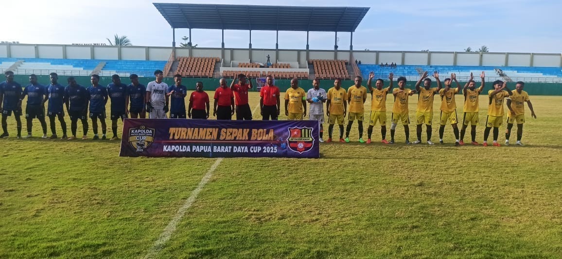 Polres Maybrat Tundukkan Polres Sorong Kota 2-0 di Kapolda Cup I 2025!