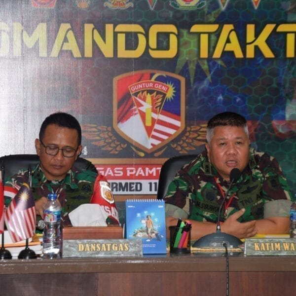 Tim Wasrik Current Audit Itdam VI/Mulawarman Laksanakan Kunjungan ke Satgas Pamtas Yonarmed 11 Kostrad