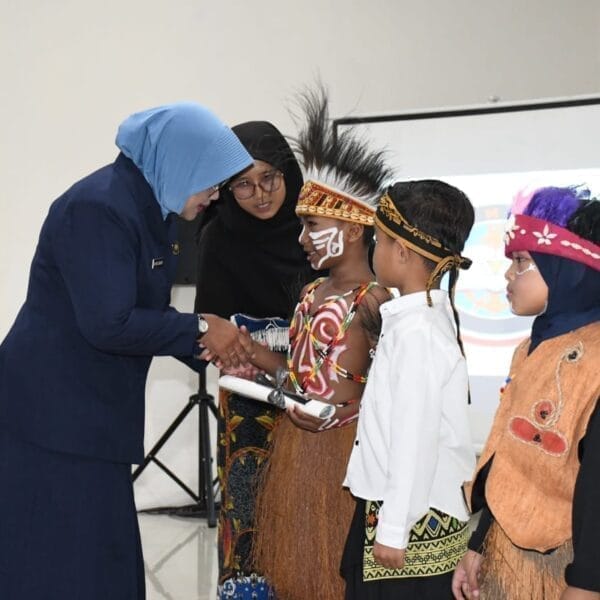 Lantamal XIV Dukung Penuh Penamatan PAUD dan TK Yayasan Hang Tuah Sorong