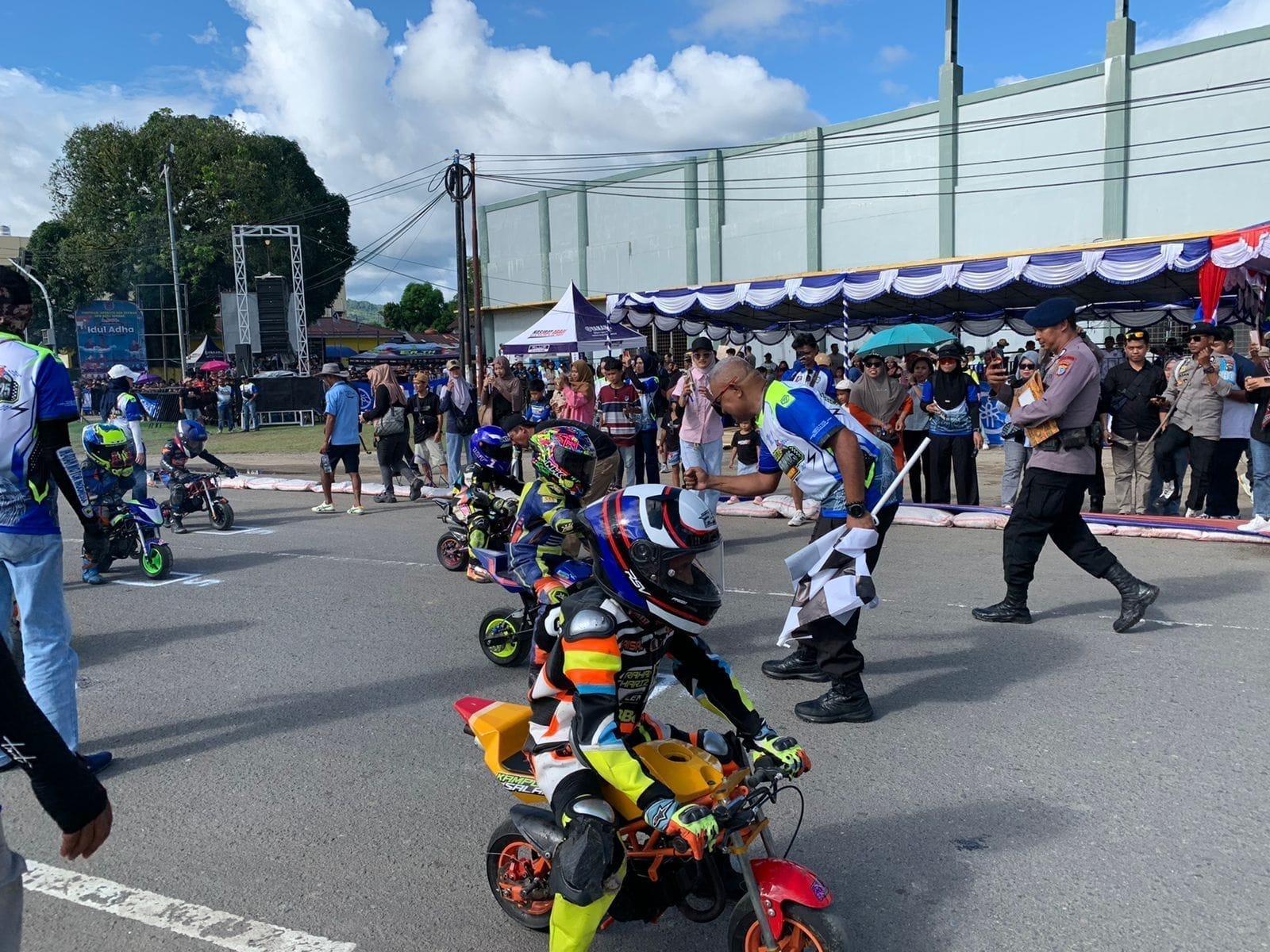 Kapolresta Sorong Buka Road Race Kapolresta Cup 2025, Ajak Pemuda Lawan Balap Liar Lewat Ajang Resmi