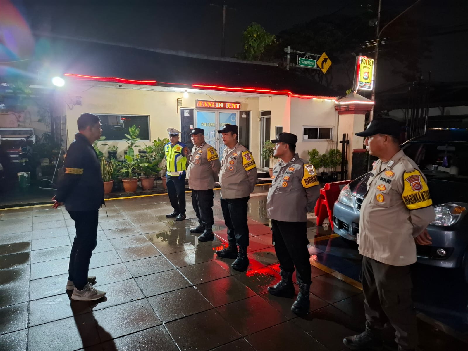 Apel Ops Cipkon dan Patroli Mobile, Polsek Cikupa Antisipasi Gangguan Kamtibmas di Wilayah Hukum Cikupa