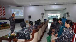 Prajurit Kowal Lantamal XIV Ikuti Vicon Pembekalan Pangkoarmada RI, Tingkatkan Semangat Juang Dan Loyalitas