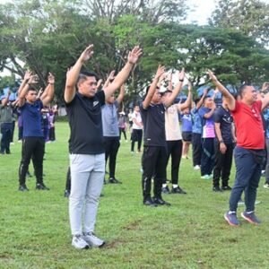 Senam SKJ 88 Awali Kegiatan CFD Lanud Sultan Hasanuddin Senam SKJ 88 Awali Kegiatan CFD Lanud Sultan Hasanuddin
