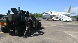 Dua Jet Tempur Sukhoi SU-27/30 Lanud Sultan Hasanuddin, Paksa Mendarat Pesawsat Asing
