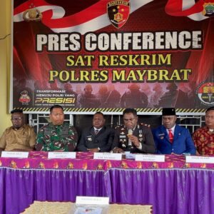 Polres Maybrat Bersama Pemerintah Daerah Gelar Press release Terkait Kasus Ujaran Kebencian di Media Sosial