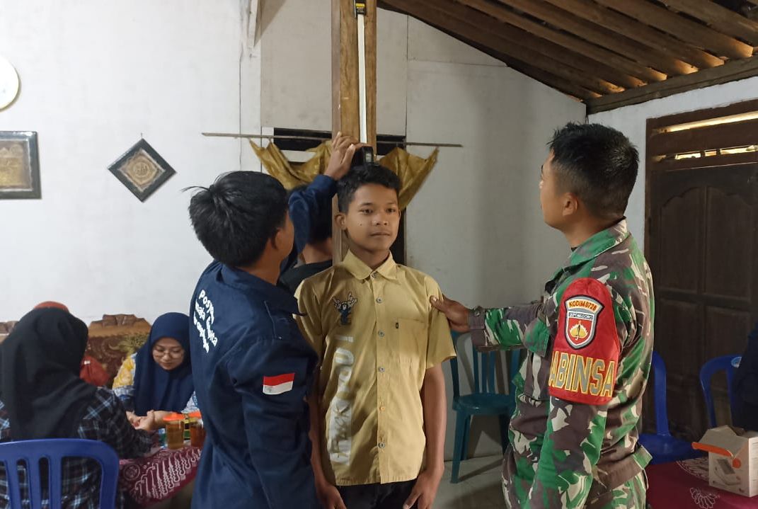 Begini Cara Babinsa Koramil Karangtegah Peduli Generasi Muda