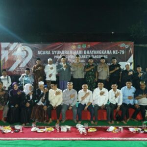 Senkom Cikupa Dukung Polri, Hadiri Syukuran HUT Bhayangkara ke-79 di Mapolsek Cikupa Senkom Cikupa Dukung Polri, Hadiri Syukuran HUT Bhayangkara ke-79 di Mapolsek Cikupa