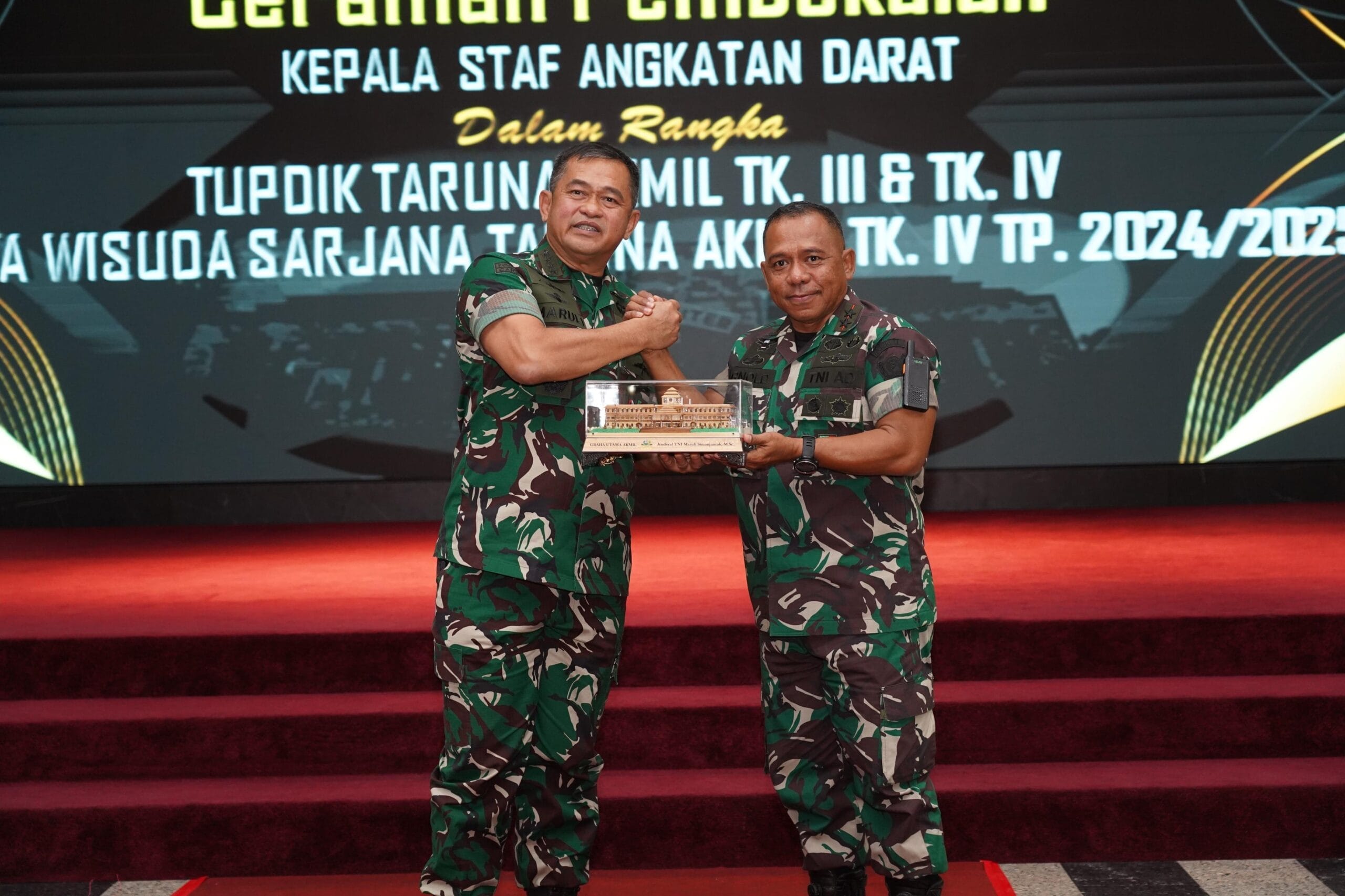 Kasad Berikan Ceramah Pembekalan kepada Taruna Akmil Tingkat III dan IV