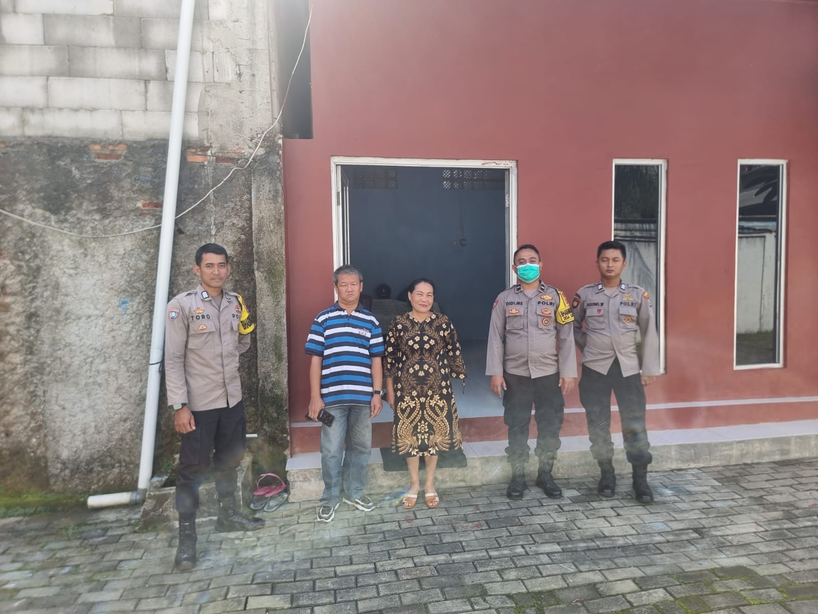 Pengamanan Humanis, Polsek Cikupa Jaga Ibadah Jemaat GSJA Mercy