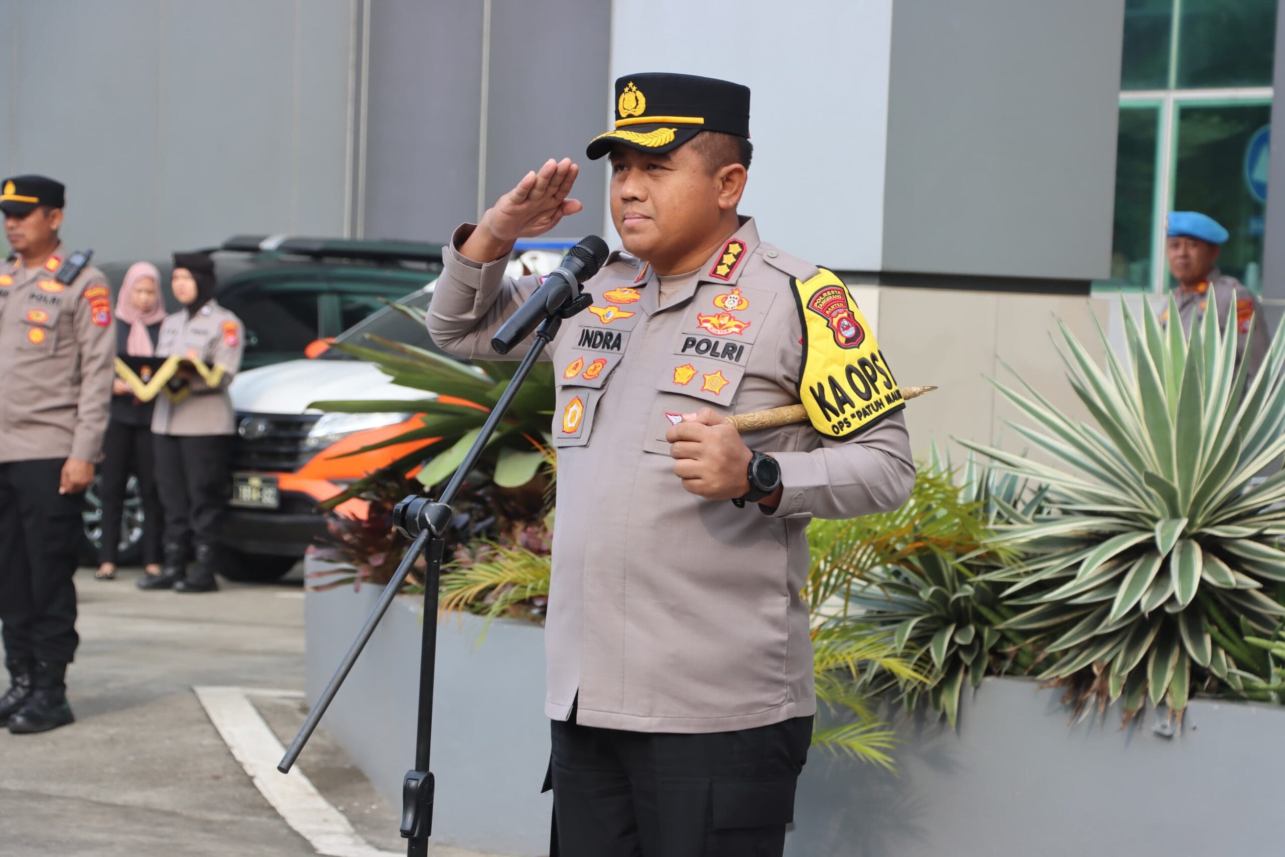 Pimpin Apel Perdana, Kapolresta Tangerang Wajibkan Semua Anggota Lakukan Pengaturan Lalu Lintas