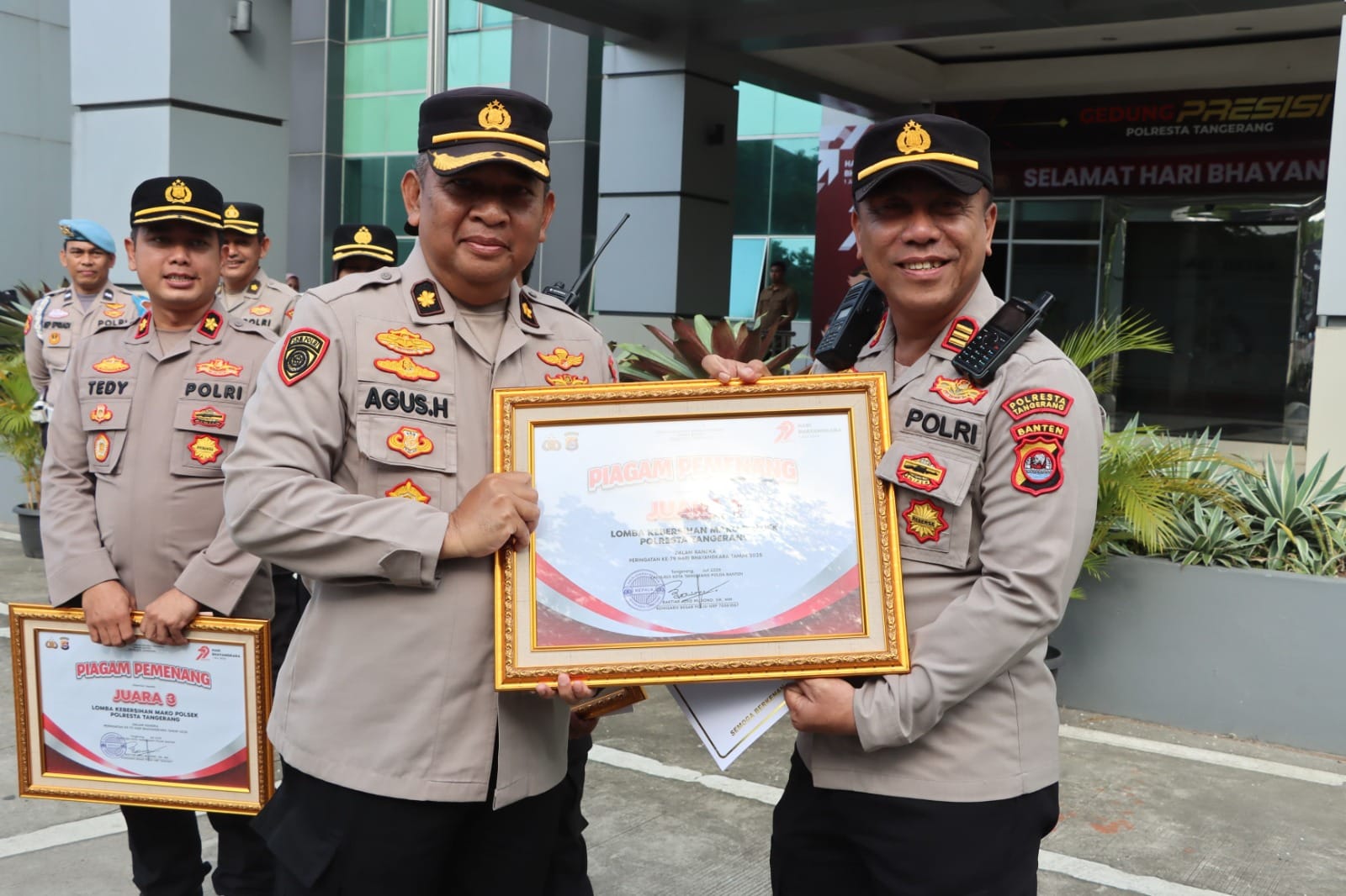 Polsek Tigaraksa Raih Juara Pertama Lomba Kebersihan Tingkat Polres Tangerang Kabupaten