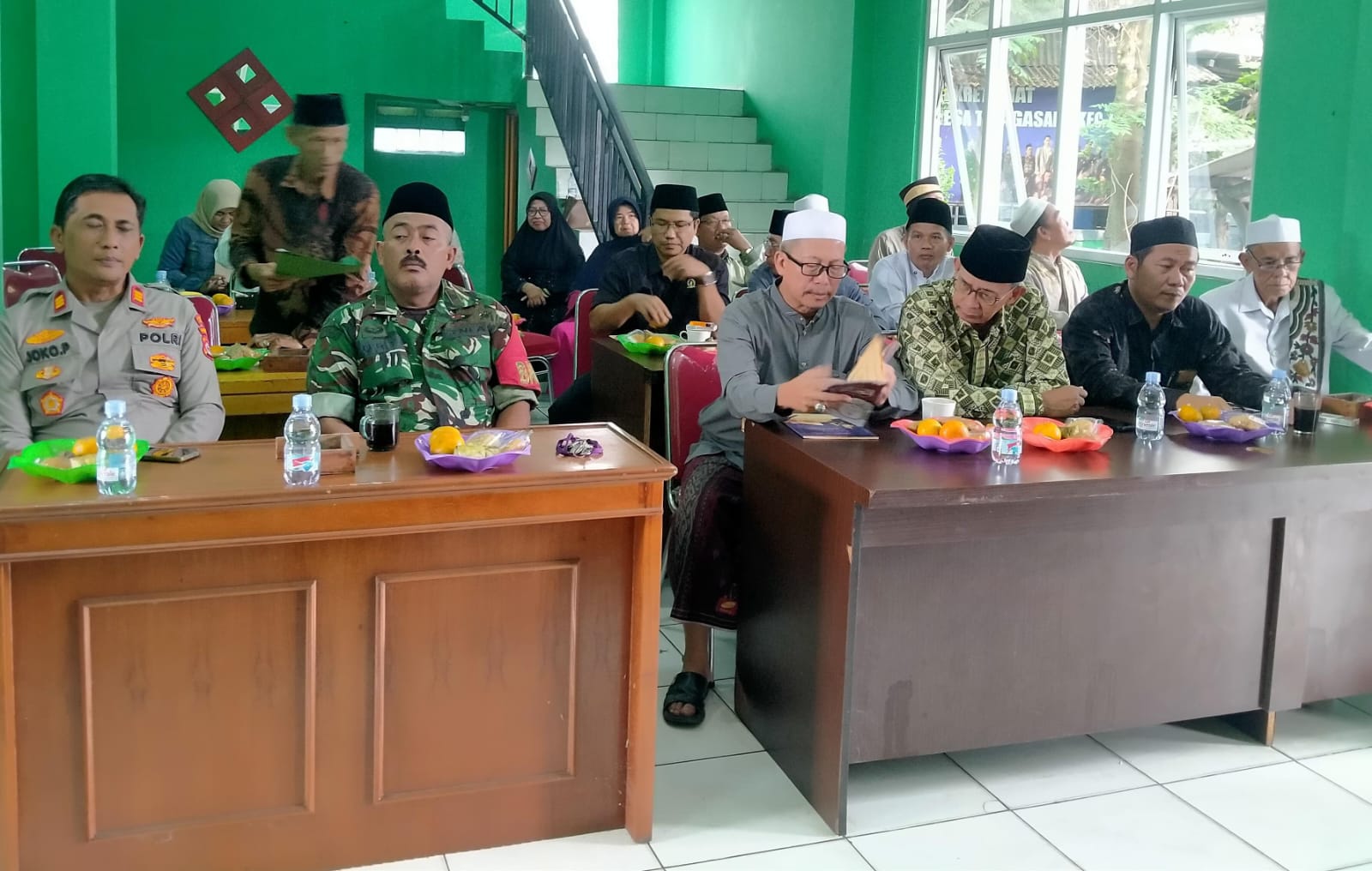 Waka Polsek Cikupa AKP Joko Pamungkas Hadiri Pengajian Rutin MUI Kecamatan Cikupa
