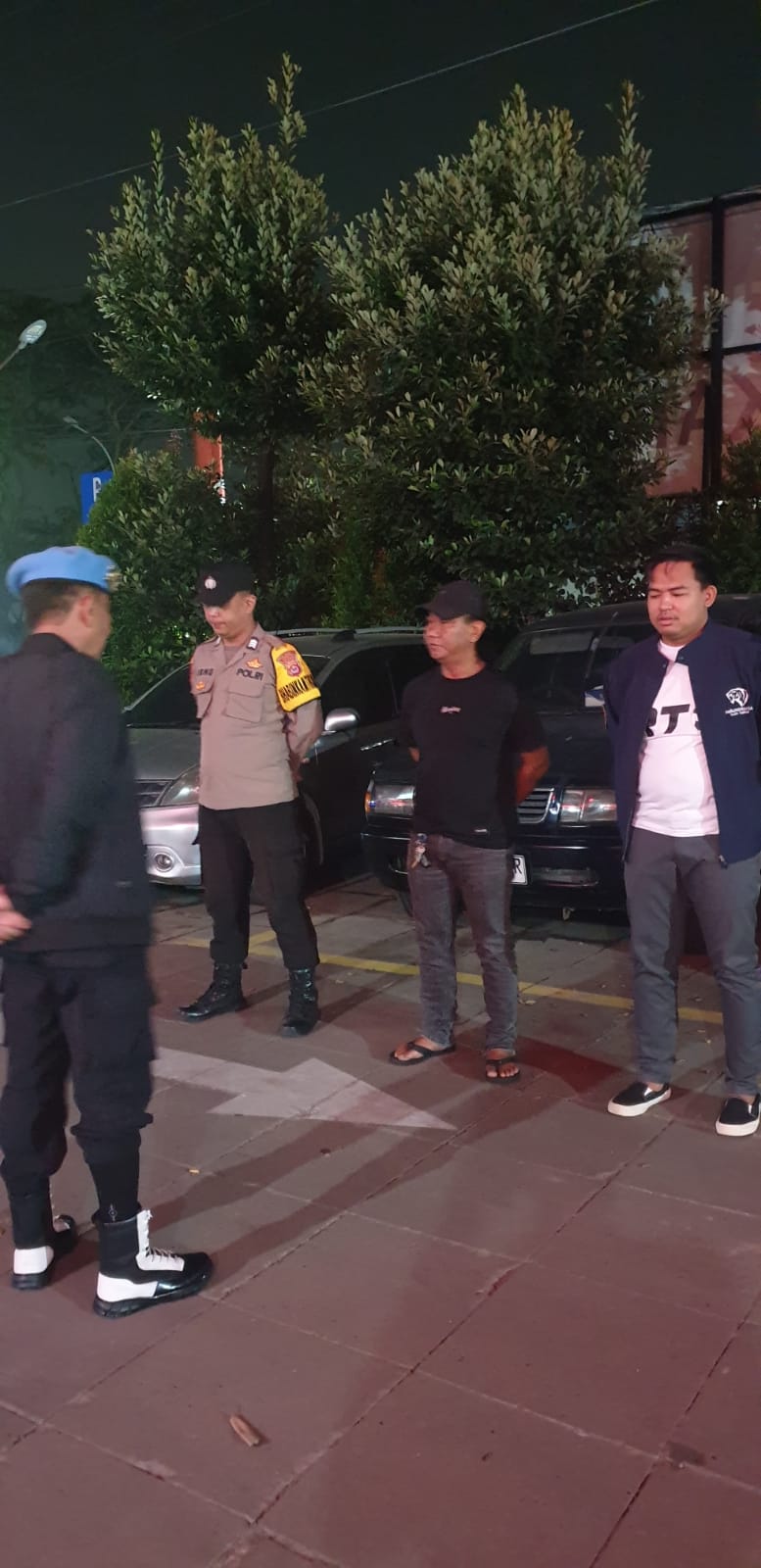 Personel Polsek Cikupa Gelar Ops Cipkon Patroli Malam Antisipasi Gangguan Kamtibmas