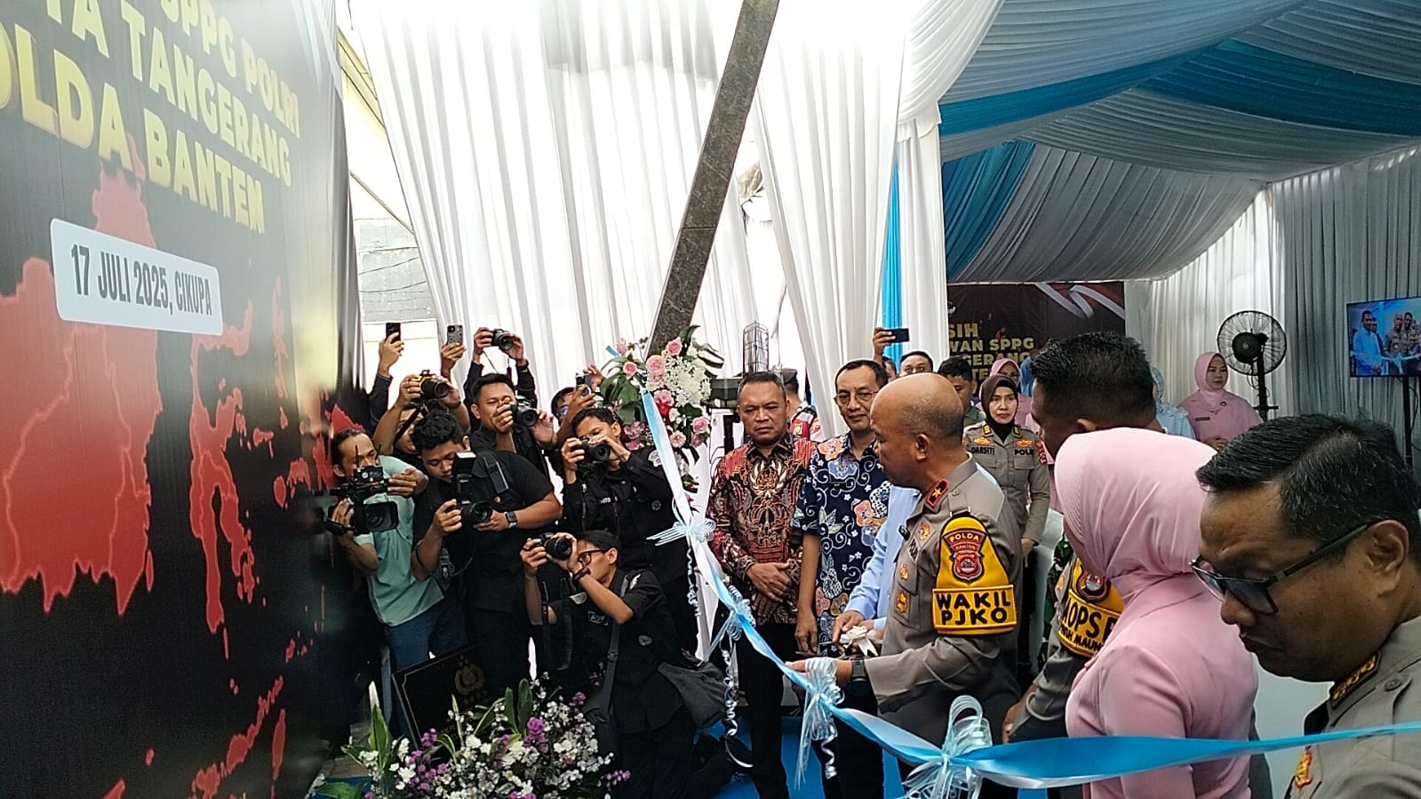 Wakapolda Banten Resmikan SPPG Polresta Tangerang, Dukung Program Makan Bergizi Gratis Presiden RI