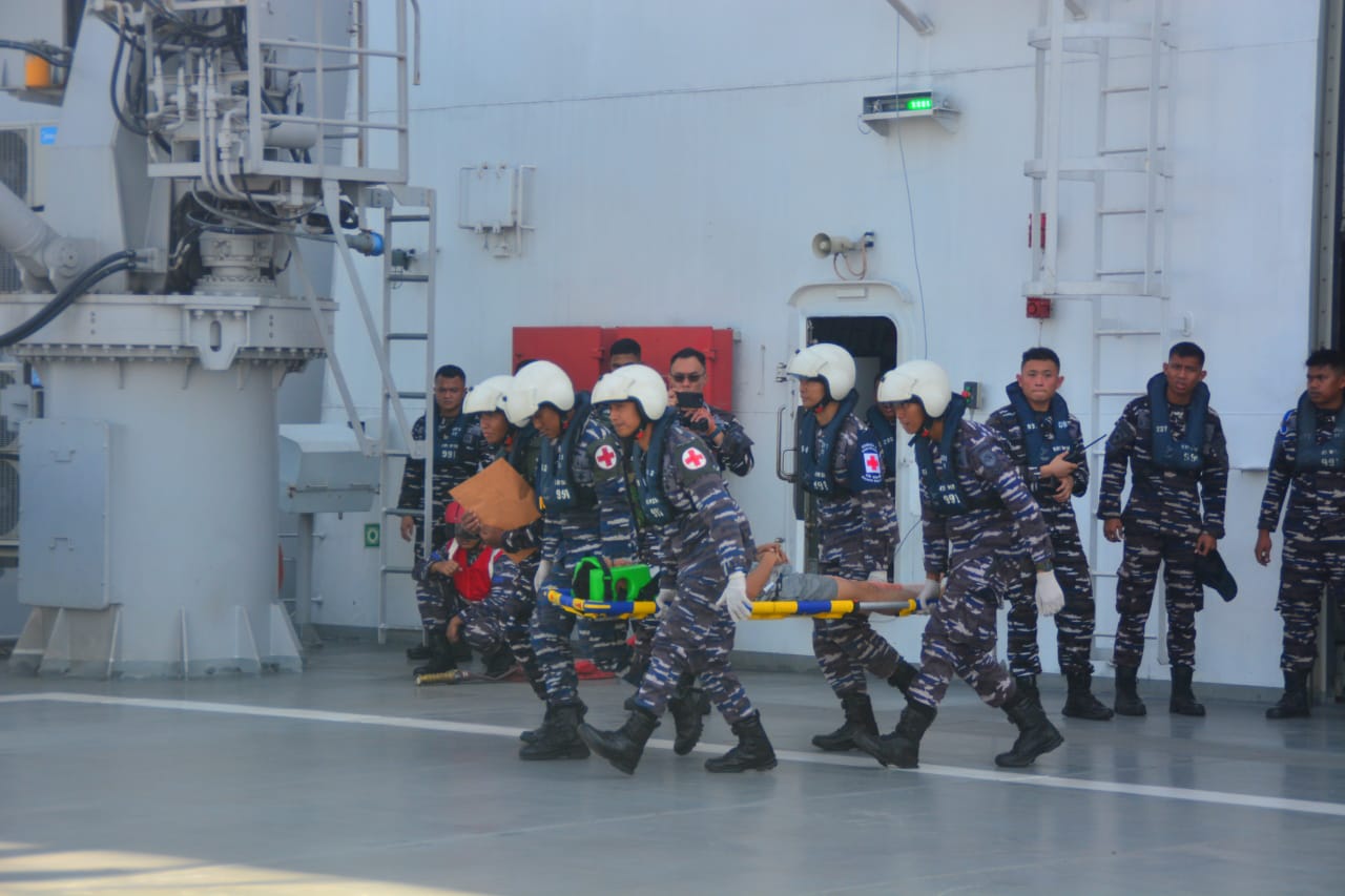 KRI dr. Wahidin Sudirohusodo-991 Mantapkan Langkah Menuju Predikat KRI Teladan TNI AL 2025