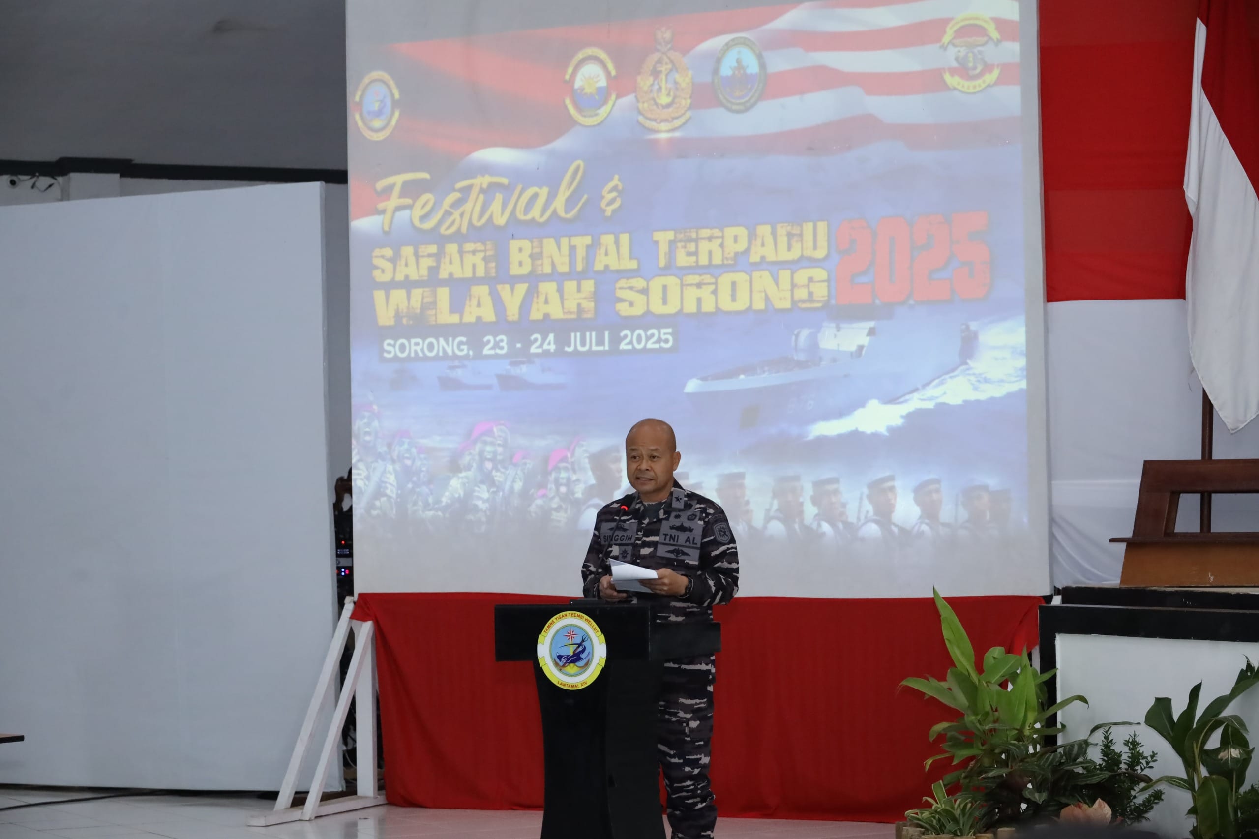 Penguatan Karakter Prajurit di Era Globalisasi, Festival Bintal Terpadu TNI AL Digelar di Sorong