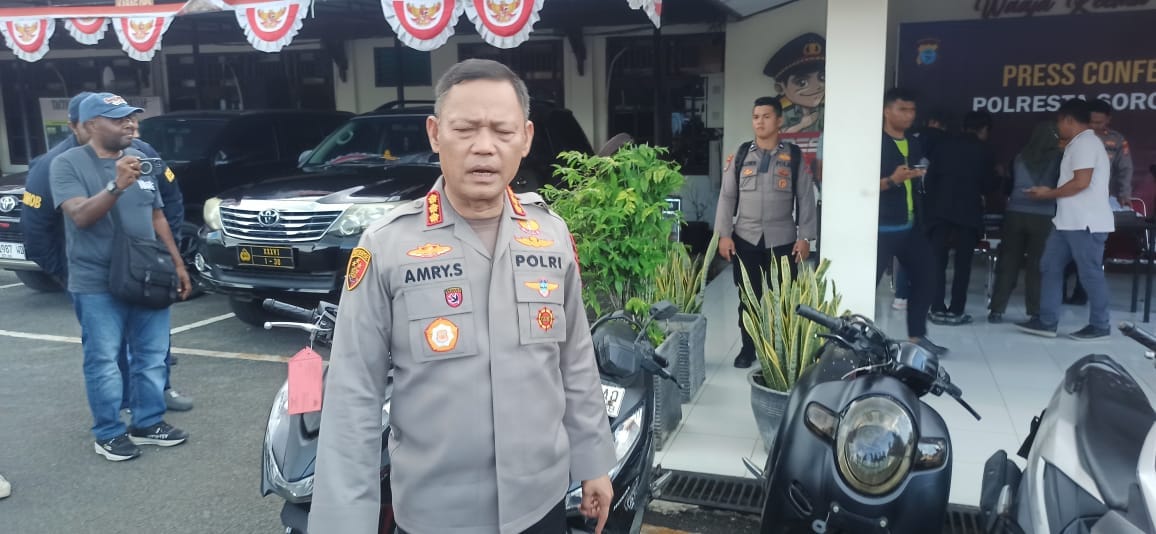 Kapolresta Sorong Kota Tegaskan Pengejaran Pelaku Begal dan Curanmor Berlanjut