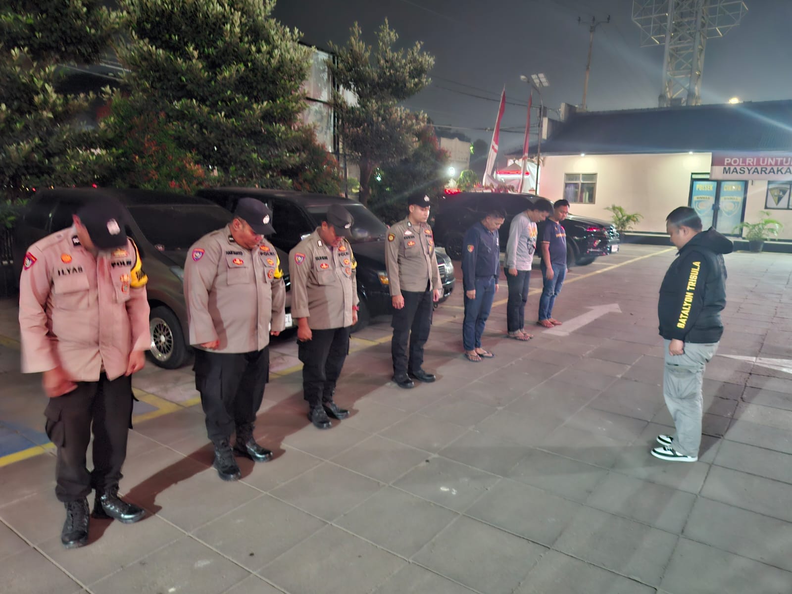 Polsek Cikupa Gelar Apel Ops Cipkon dan Patroli Mobile Antisipasi Gangguan Kamtibmas