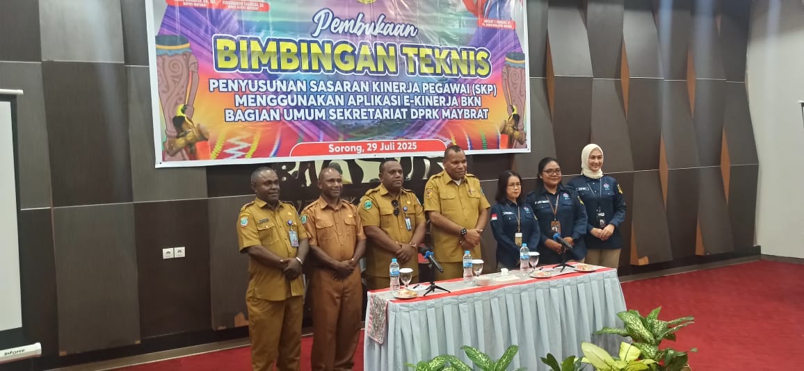 ASN Sekretariat Bagian Umum DPRK Maybrat Gelar Bimbingan Teknis Digitalisasi ASN Sekretariat Bagian Umum DPRK Maybrat Gelar Bimbingan Teknis Digitalisasi