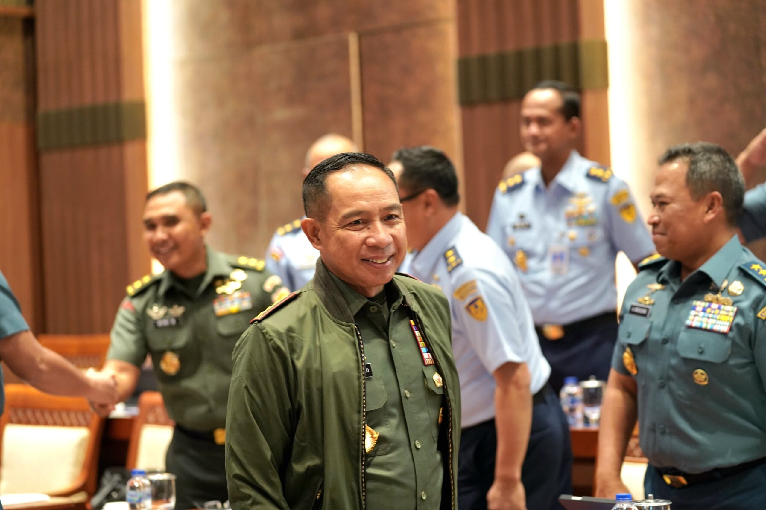 Panglima TNI dan Menhan RI Hadiri Raker Bersama Komisi I DPR RI