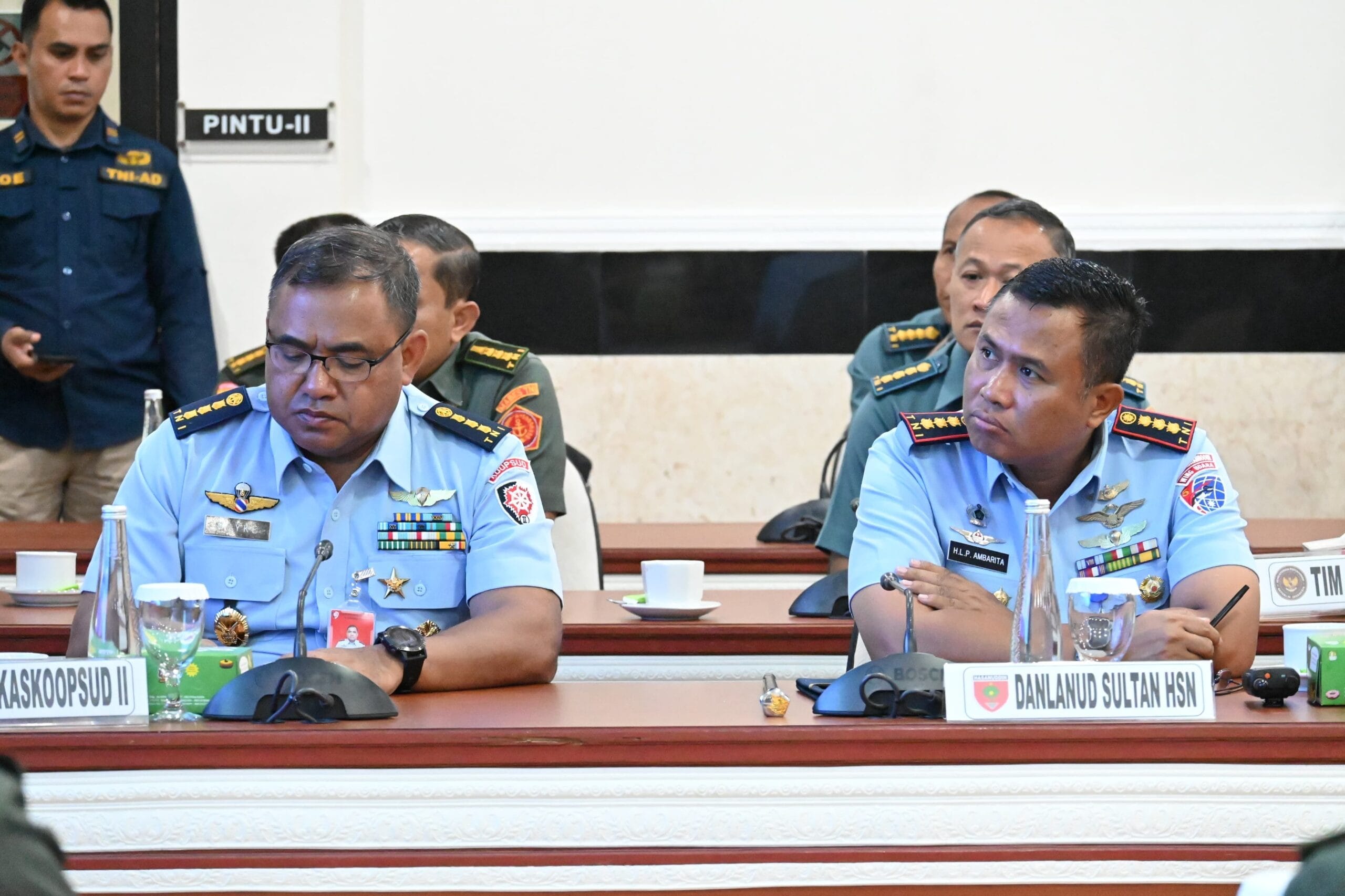 Danwing Udara 5 Hadiri Entry Meeting Satgas Penatausahaan Pemanfaatan BMN Kemhan dan TNI
