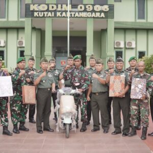 Kodim 0906/Kkr Berikan Doorprize Sebagai Wujud Apresiasi Kepada Peserta Secaba dan Tamtama Gelombang II