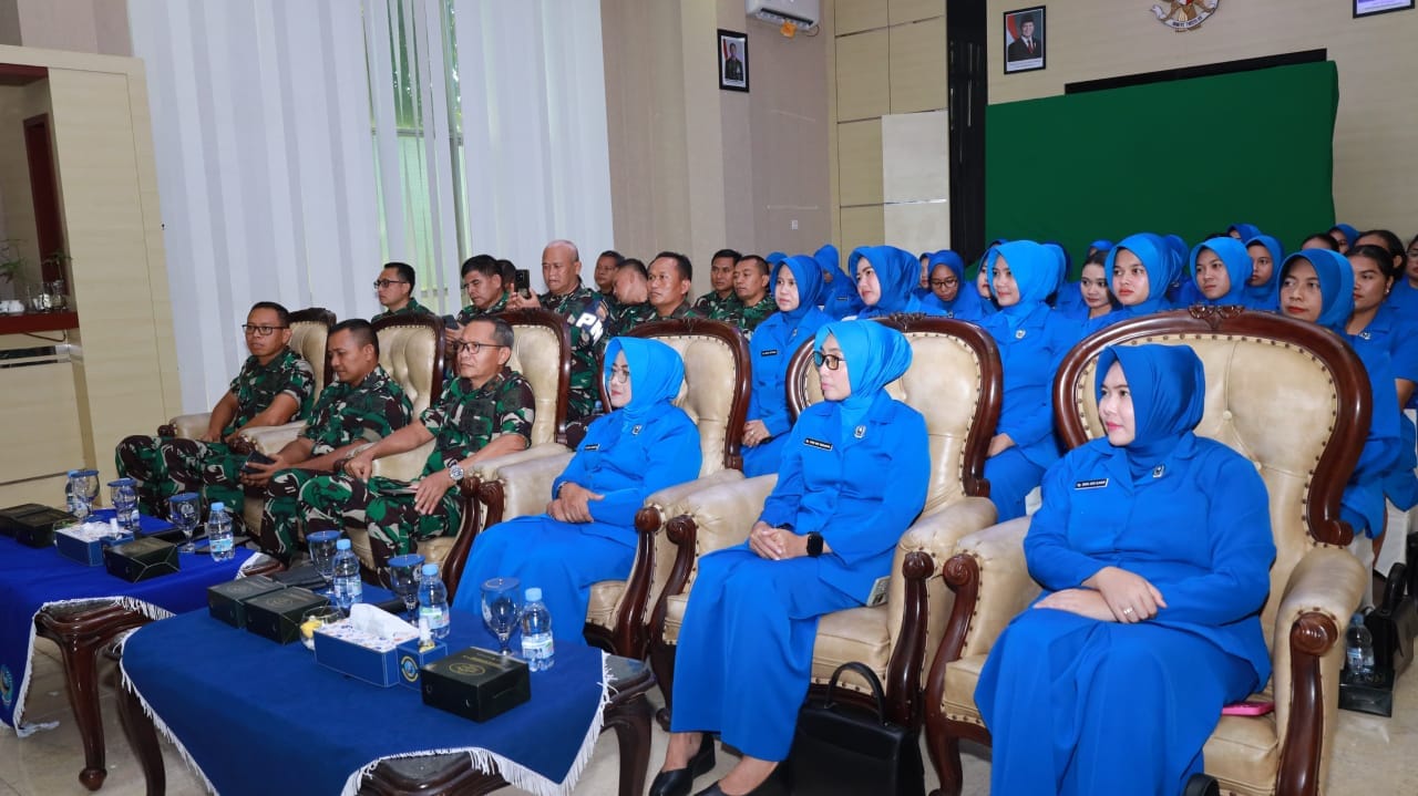 Perkuat Pembinaan Keluarga TNI AL, Lantamal XIV Ikuti Pengarahan Virtual Pangkoarmada III