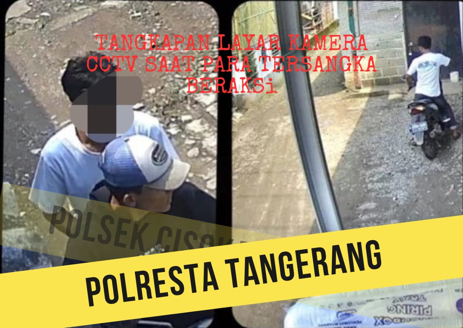 Senyap & Satset, Polsek Cisoka Polresta Tangerang Ungkap Kasus Curanmor yang Rekaman CCTV-nya Viral di Medsos
