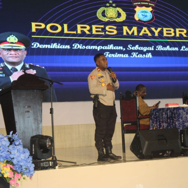 Kapolres Maybrat Hadiri Rapat Pemerintah Daerah Bersama TNI-Polri dan Para Tokoh Dukung HUT RI ke-80 Serta Program Strategis Nasional